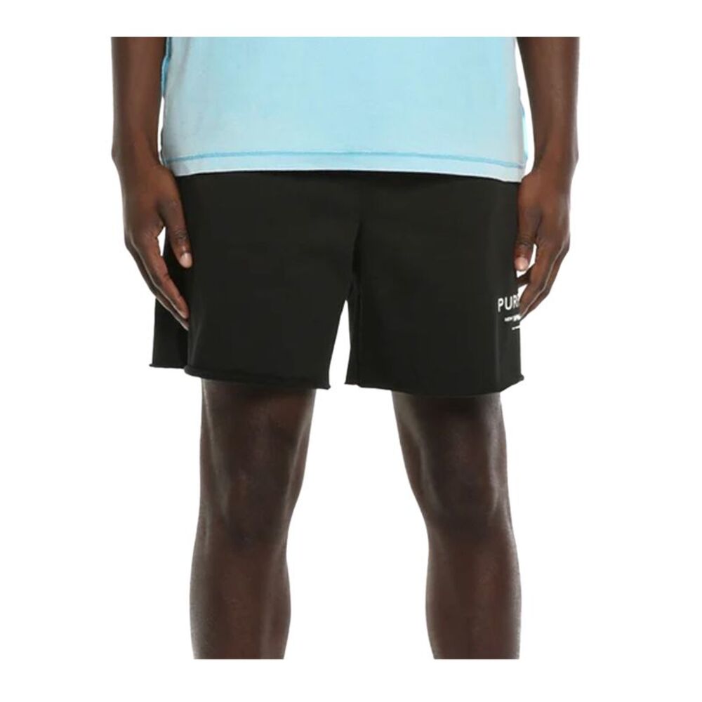 Purple Brand Shorts MWT Fleece PO Mens Black M4218